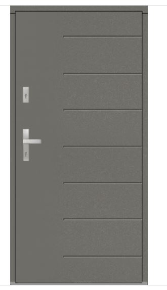 Drzwi Wikęd FutureInox - Wzór FI12