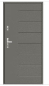 Drzwi Wikęd FutureInox - Wzór FI12
